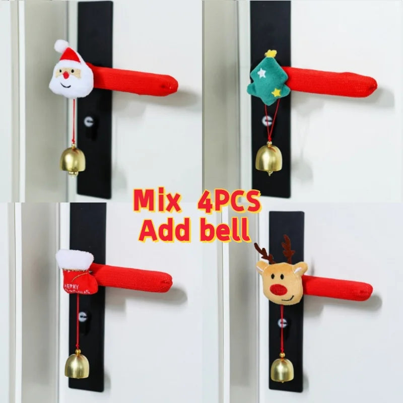 Joyful Jingle Door Handle Covers