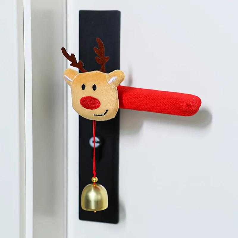 Joyful Jingle Door Handle Covers