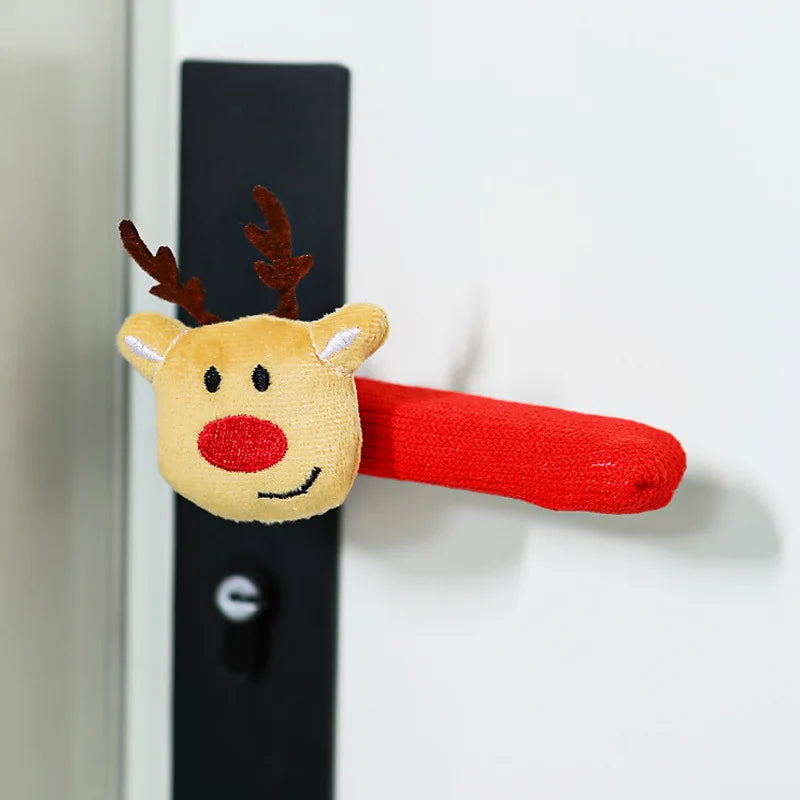 Joyful Jingle Door Handle Covers