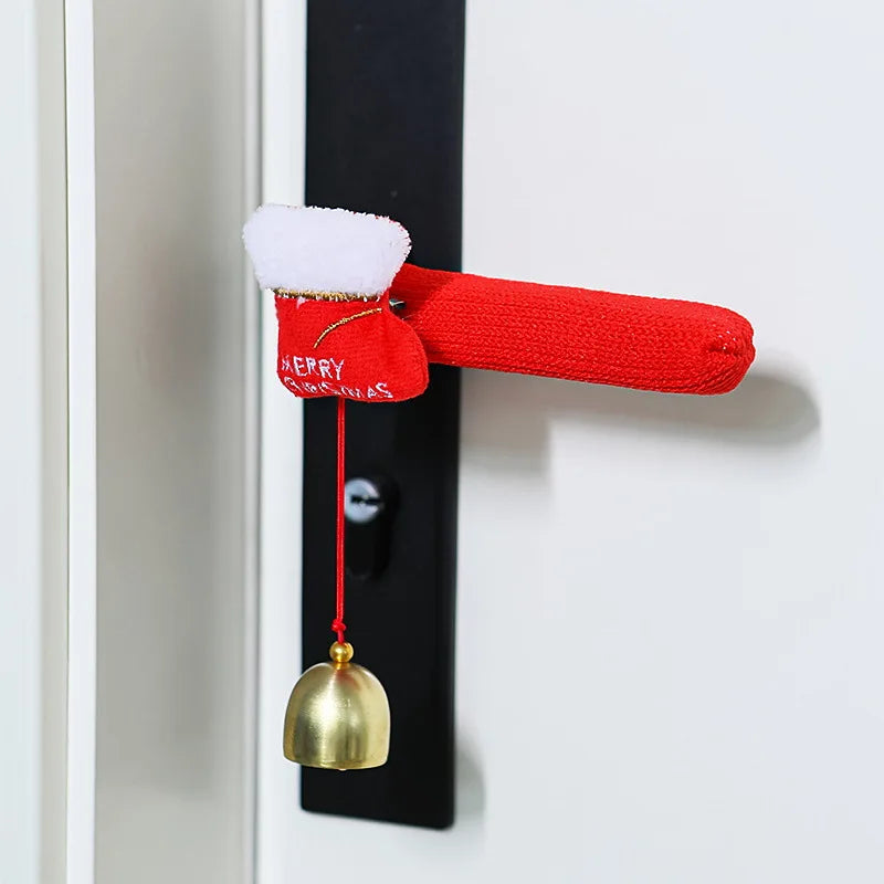 Joyful Jingle Door Handle Covers