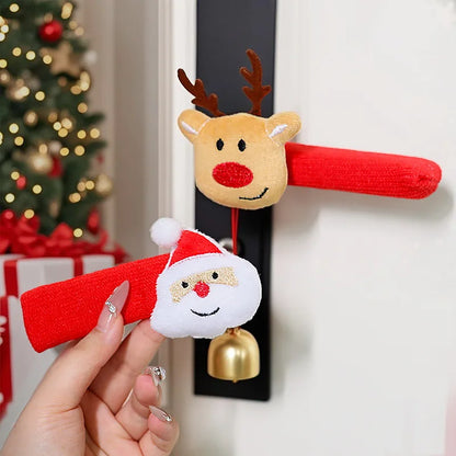 Joyful Jingle Door Handle Covers