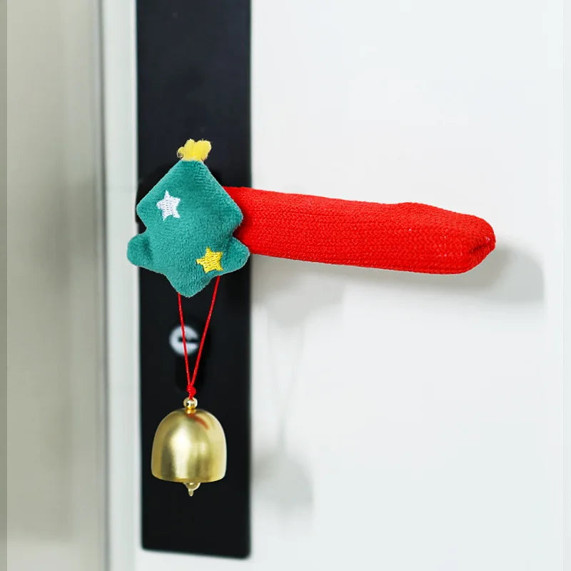 Joyful Jingle Door Handle Covers
