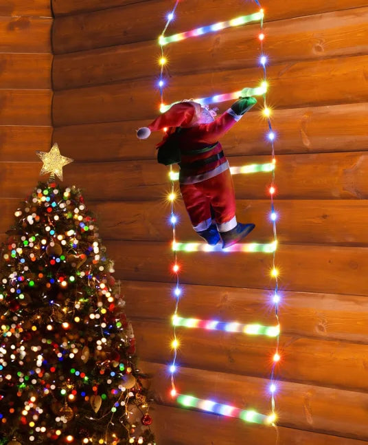 Climbing Santa LED Holiday Light