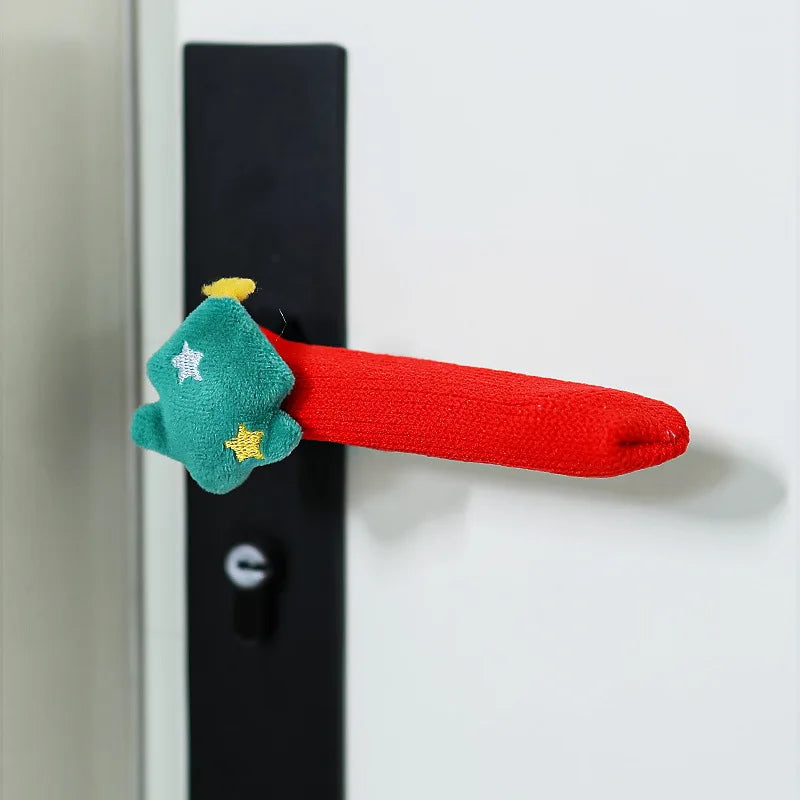 Joyful Jingle Door Handle Covers
