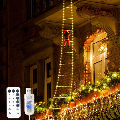 Climbing Santa LED Holiday Light